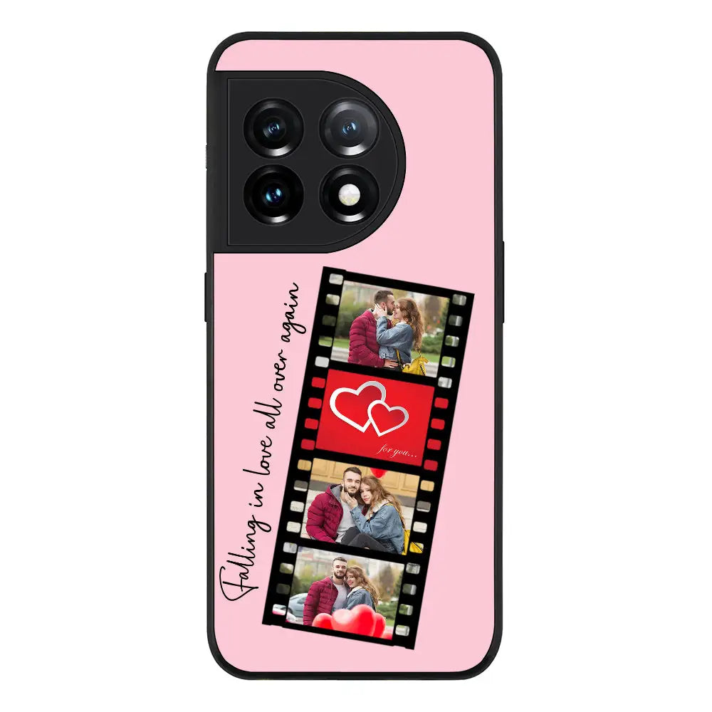 OnePlus 11 5G / Rugged Black Custom Valentine Photo Film Strips, Phone Case - OnePlus - Stylizedd.com