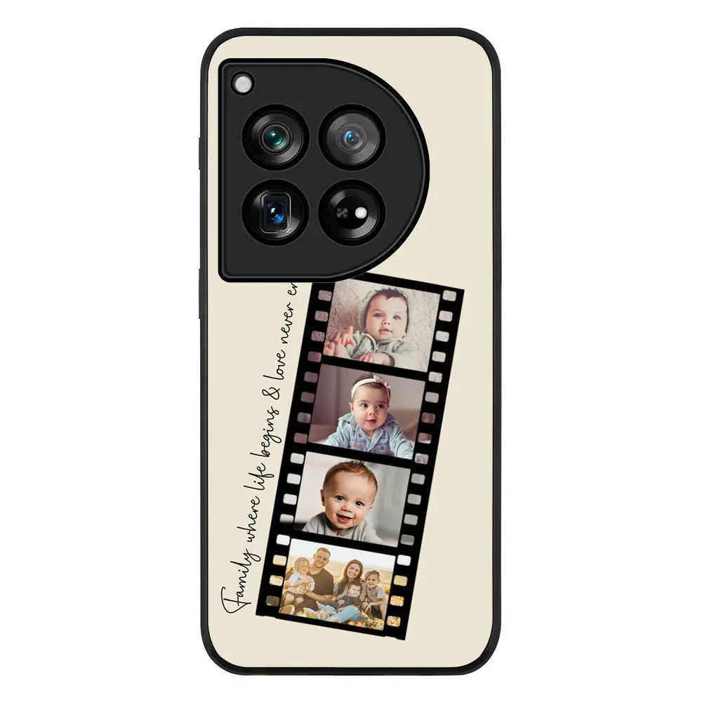 Custom Film Strips Personalised Movie Strip Phone Case - OnePlus - 12 / Rugged Black - Stylizedd