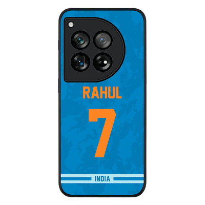 Personalized Cricket Jersey Phone Case Custom Name & Number - OnePlus - 12 / Rugged Black