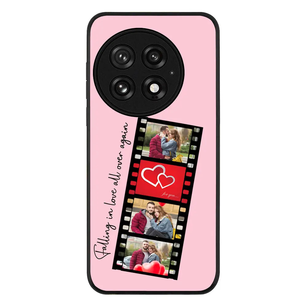 Custom Valentine Photo Film Strips Phone Case - OnePlus - 13 / Rugged Black - Stylizedd