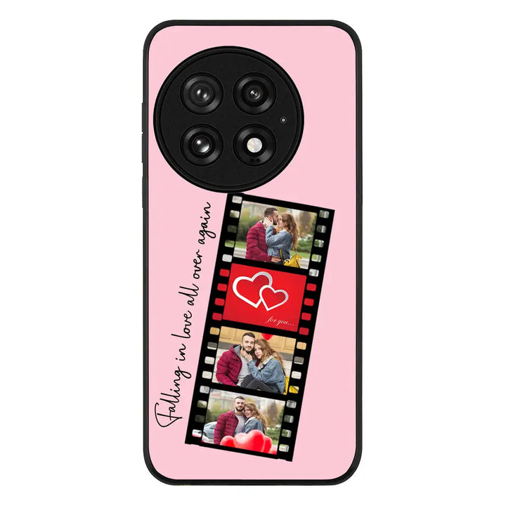 Custom Valentine Photo Film Strips Phone Case - OnePlus - 13 / Rugged Black - Stylizedd