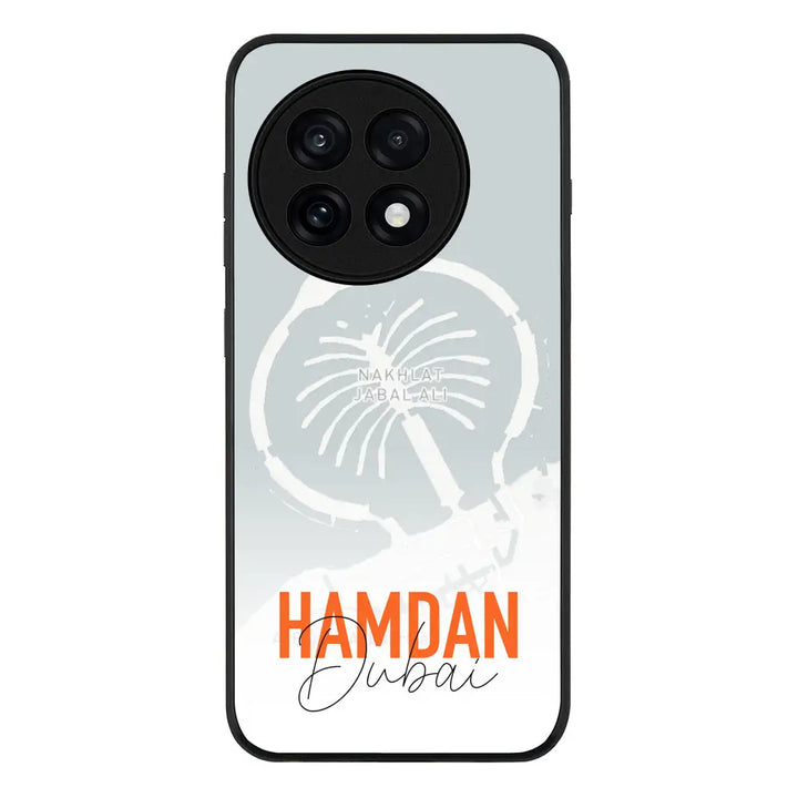 Personalized Location Map & Name Phone Case - OnePlus - 13R / Ace 5 Pro / Rugged Black - Stylizedd