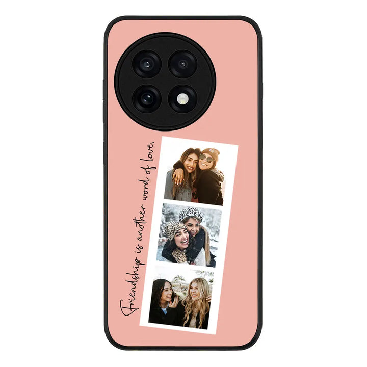 Custom Photo Strip Polaroid Style Phone Case - OnePlus - 13R / Ace 5 Pro / Rugged Black - Stylizedd