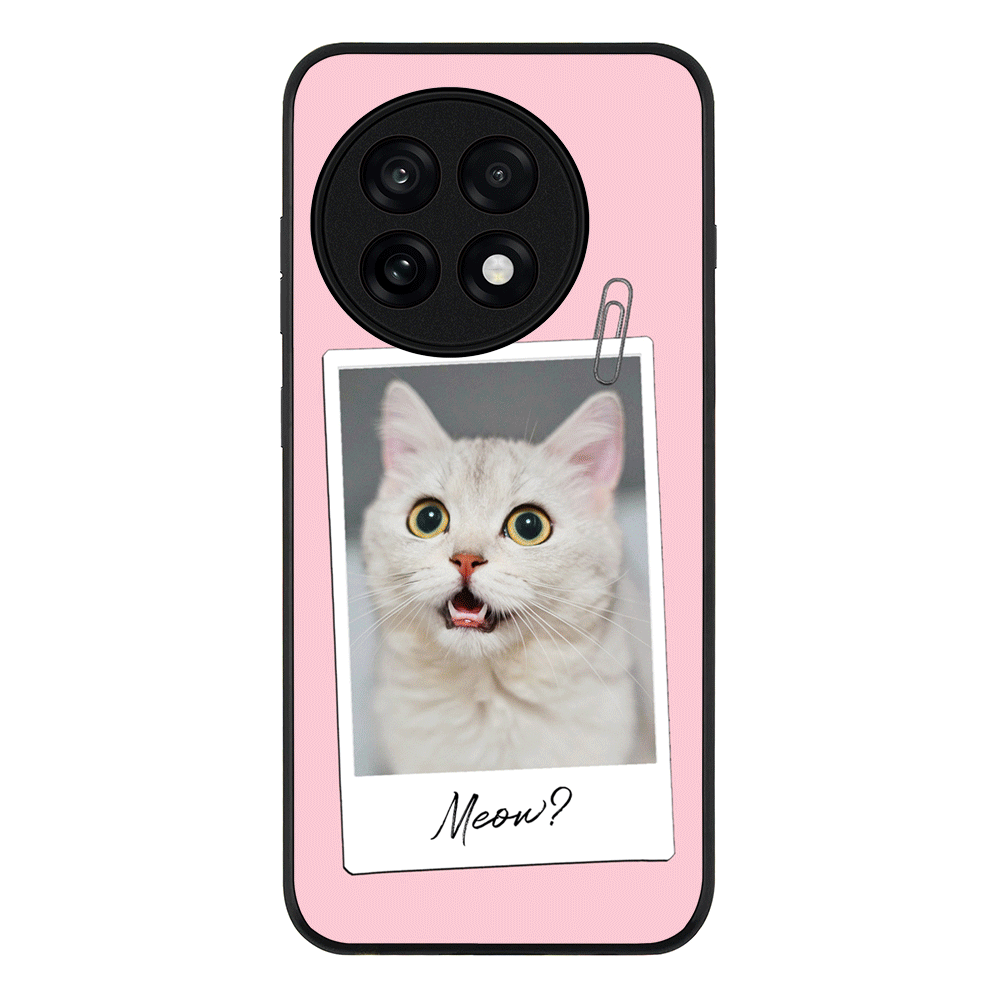 Polaroid Photo Pet Cat Phone Case - OnePlus - 13R / Ace 5 Pro / Rugged Black - Stylizedd