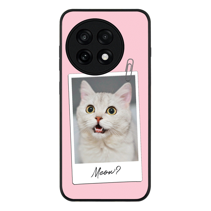 Polaroid Photo Pet Cat Phone Case - OnePlus - 13R / Ace 5 Pro / Rugged Black - Stylizedd
