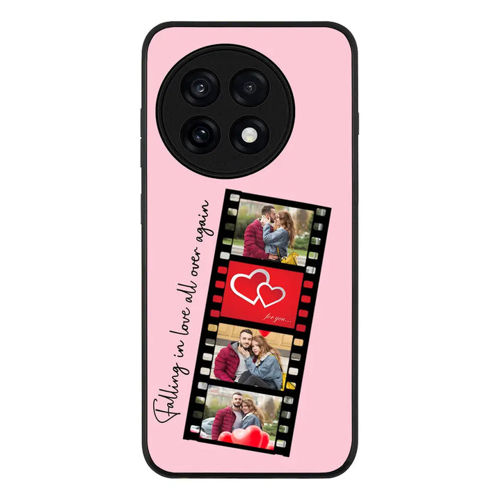 Custom Valentine Photo Film Strips Phone Case - OnePlus - 13R / Ace 5 Pro / Rugged Black - Stylizedd