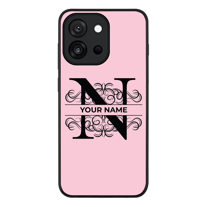 Split Floral Initial Phone Case - OnePlus