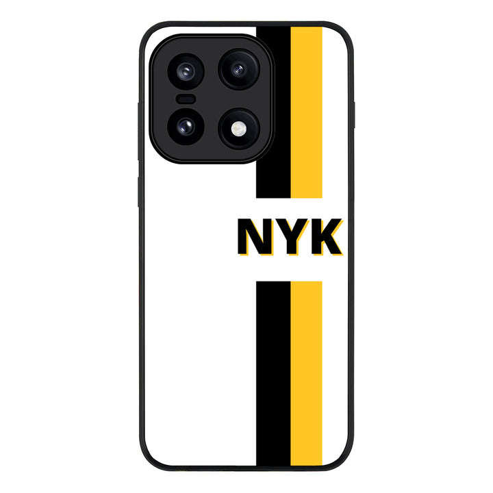 Custom Striped Monogram Phone Case - OnePlus