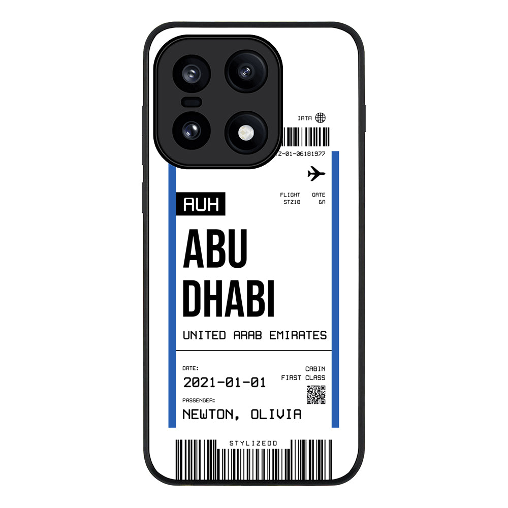 Custom Flight Boarding Pass Ticket Phone Case - OnePlus