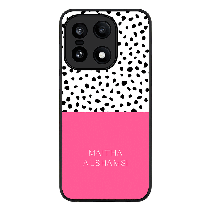 Personalized Text Colorful Spotted Dotted, Phone Case - OnePlus