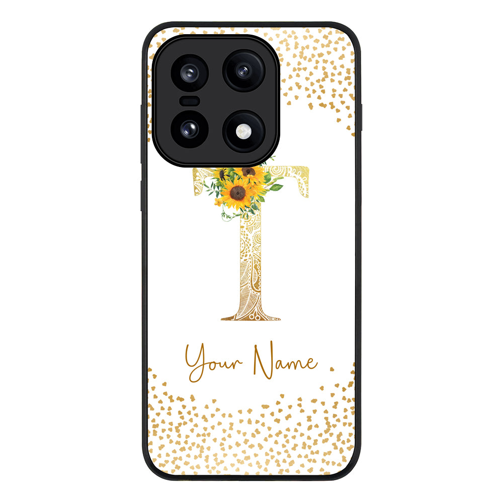 Floral Mandala Initial Phone Case - OnePlus