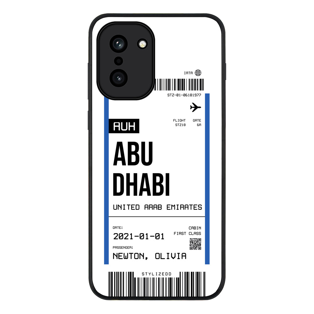 Custom Flight Boarding Pass Ticket Phone Case - OnePlus