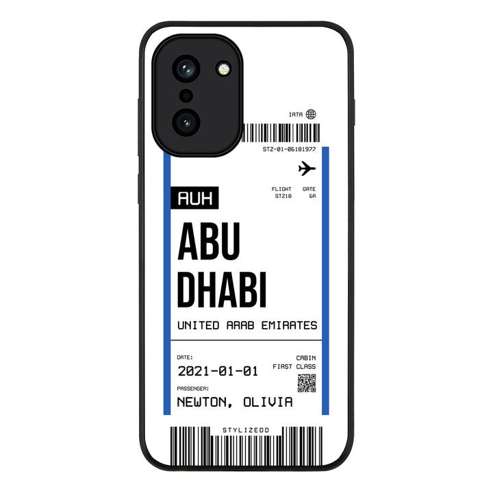 Custom Flight Boarding Pass Ticket Phone Case - OnePlus