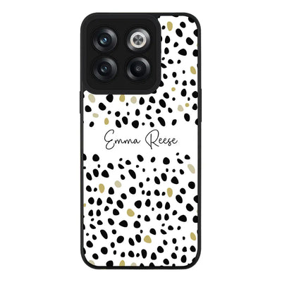 OnePlus Ace Pro Rugged Black Pebble Multi Color Custom Text, My Name Phone Case - OnePlus - Stylizedd.com