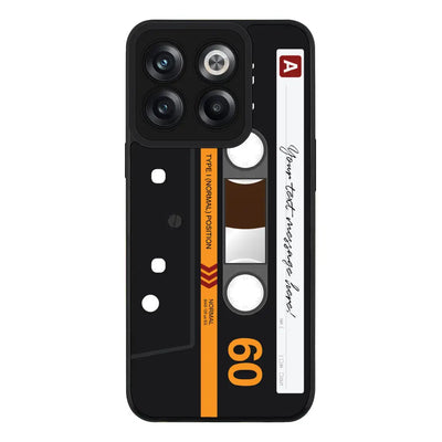 OnePlus Ace Pro Rugged Black Custom Retro Cassette Tape Phone Case - OnePlus - Stylizedd.com