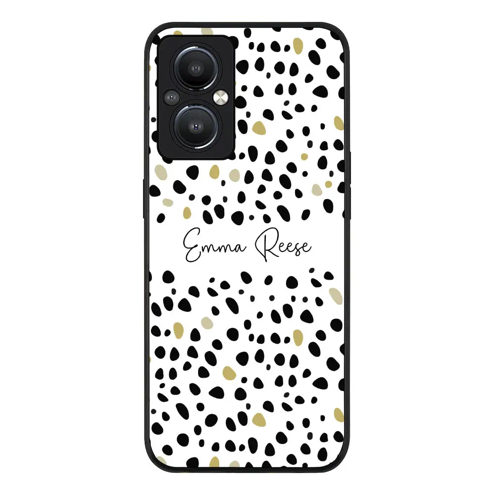 OnePlus Nord N20 5G Rugged Black Pebble Multi Color Custom Text, My Name Phone Case - OnePlus - Stylizedd.com