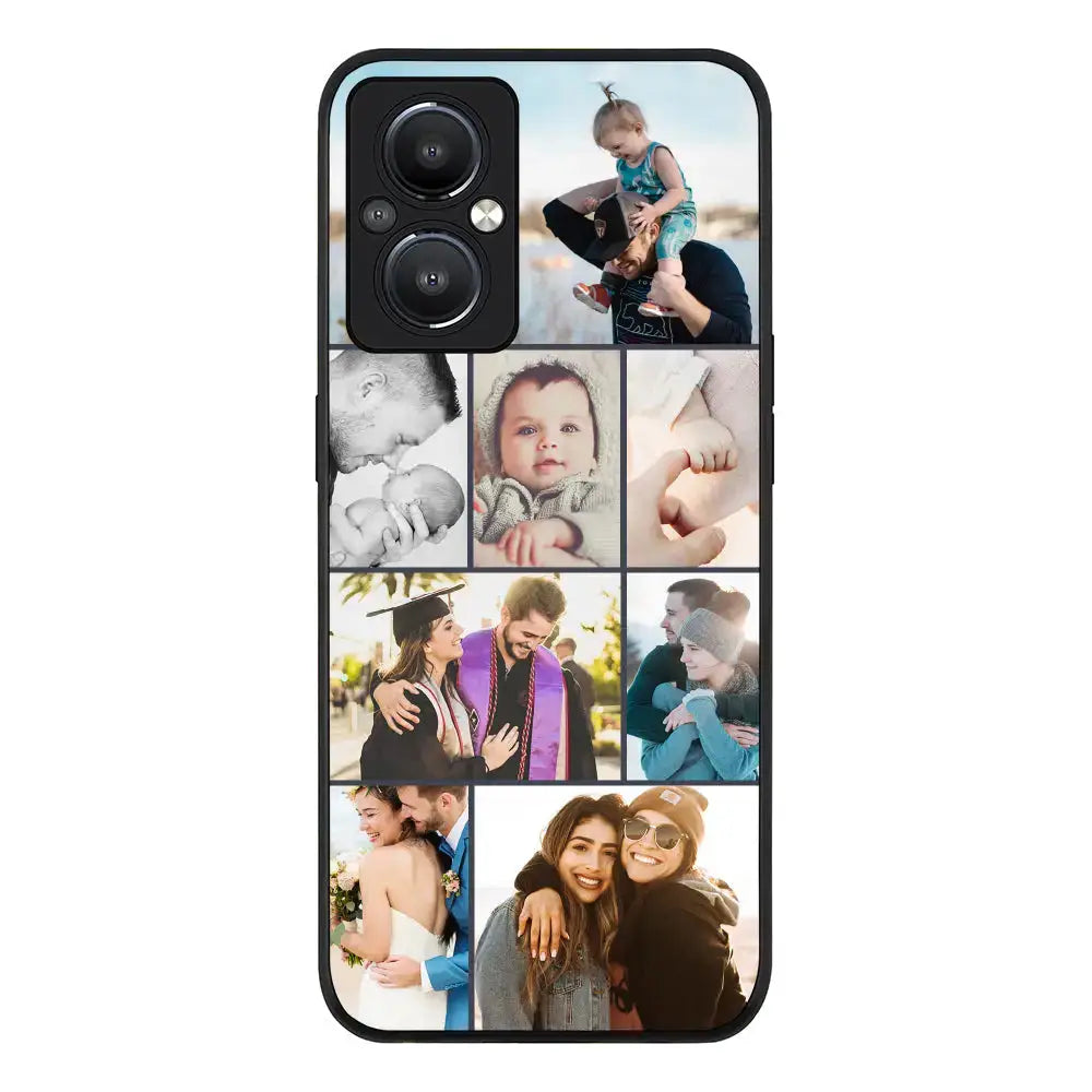 OnePlus Nord N20 5G Rugged Black Personalised Photo Collage Grid Phone Case - OnePlus - Stylizedd.com