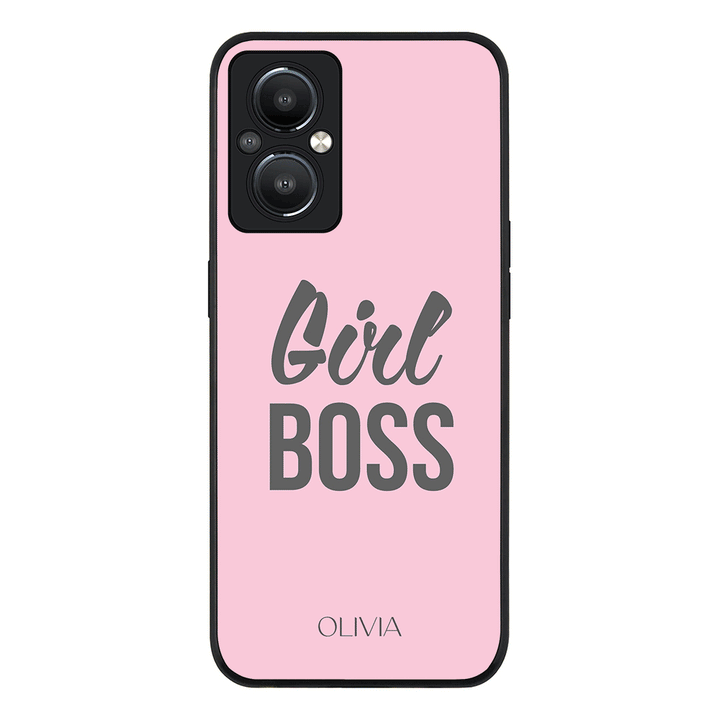 OnePlus Nord N20 5G / Rugged Black Personalized Name Girl Boss, Phone Case - OnePlus - Stylizedd.com