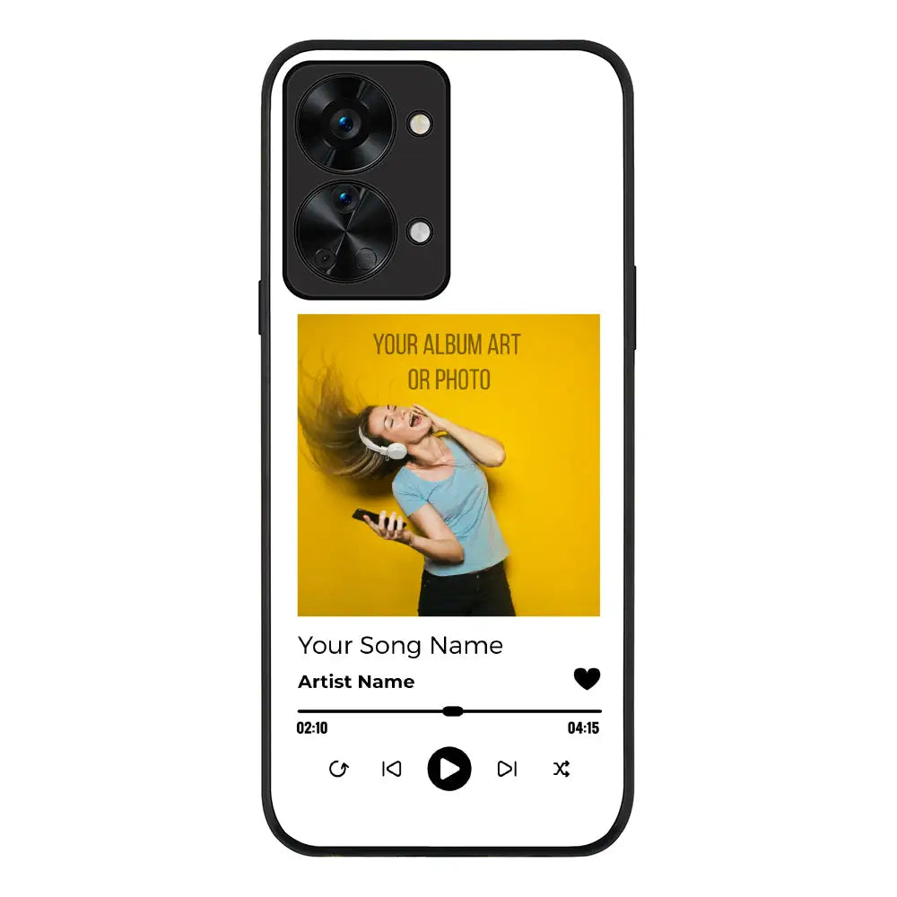 OnePlus Nord 2T / Rugged Black Phone Case Custom Album Art Phone Case - OnePlus - Stylizedd