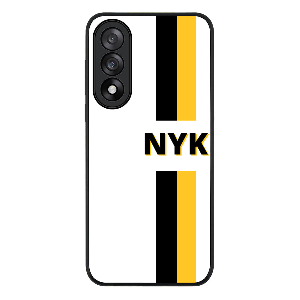 Custom Striped Monogram Phone Case - OnePlus