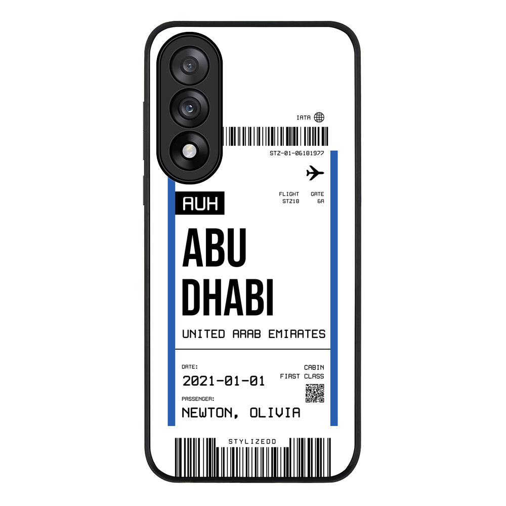 Custom Flight Boarding Pass Ticket Phone Case - OnePlus