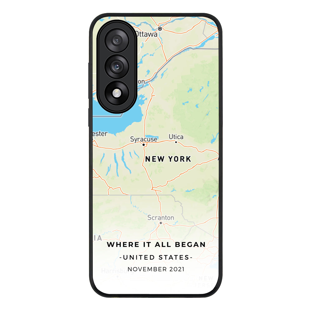 Personalized map, Phone Case - OnePlus