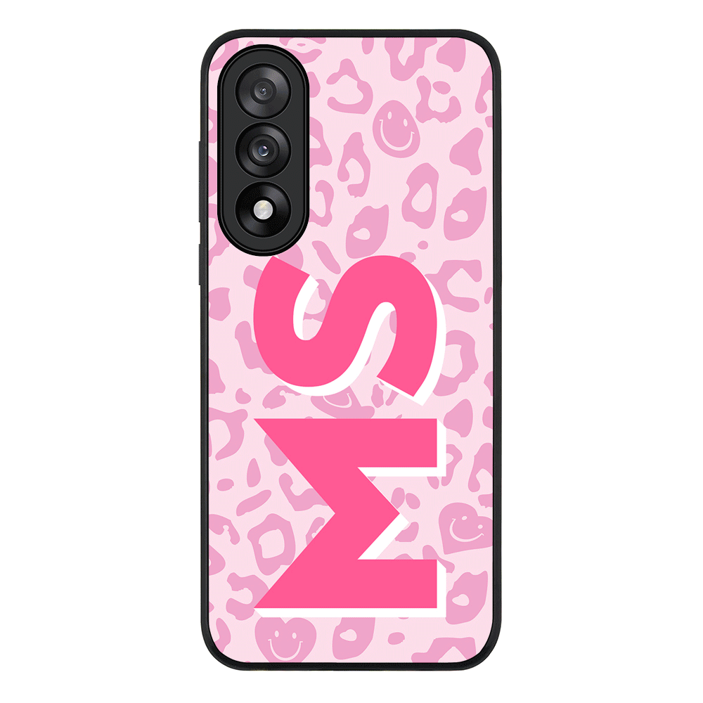 Custom Monogram Initial 3D Shadow Text Seamless Pattern, Phone Case - OnePlus