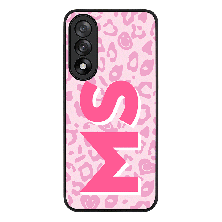 Custom Monogram Initial 3D Shadow Text Seamless Pattern, Phone Case - OnePlus