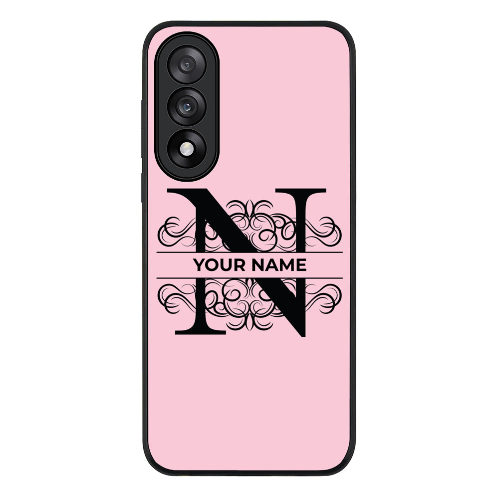 Split Floral Initial Phone Case - OnePlus