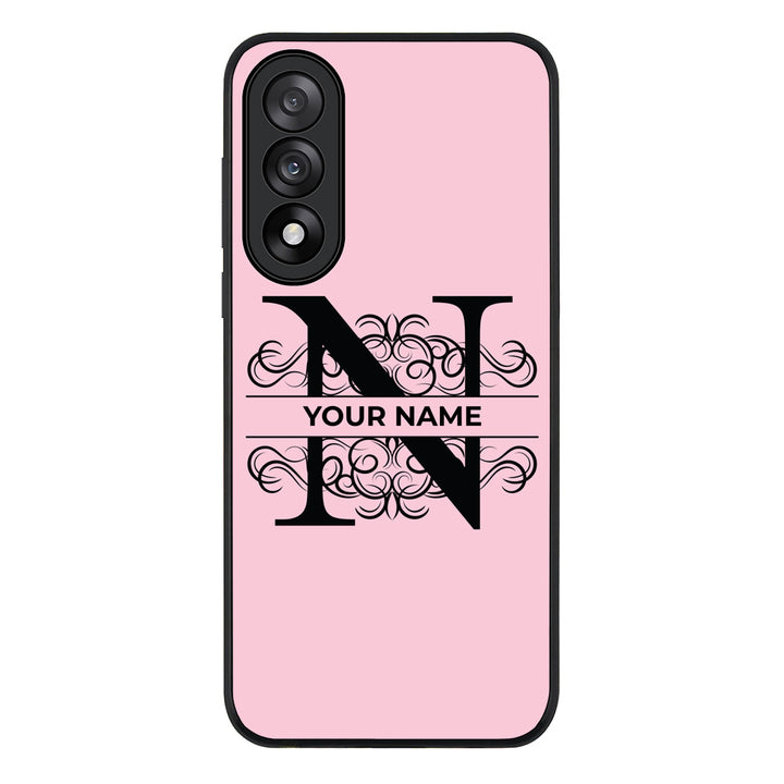 Split Floral Initial Phone Case - OnePlus
