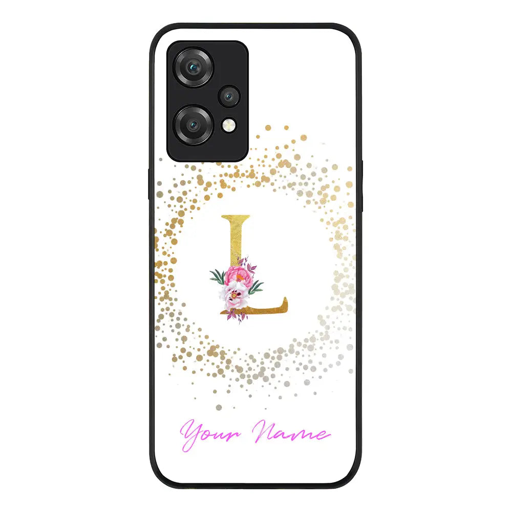 OnePlus Nord CE 2 Lite 5G Rugged Black Floral Initial Phone Case - OnePlus - Stylizedd.com