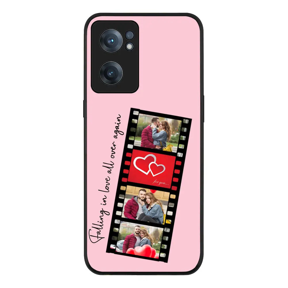 OnePlus Nord CE 2 5G / Rugged Black Custom Valentine Photo Film Strips, Phone Case - OnePlus - Stylizedd.com