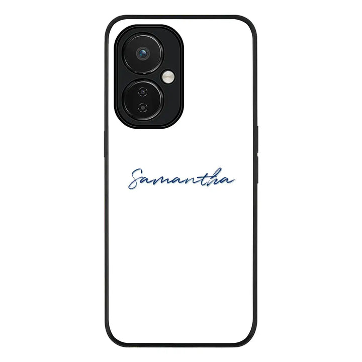 Custom Text My Name Phone Case - OnePlus - Nord CE 3 Lite 5G / Rugged Black - Stylizedd