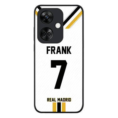 Personalized Football Clubs Jersey Phone Case Custom Name & Number - Oppo - K11 / Rugged Black -
