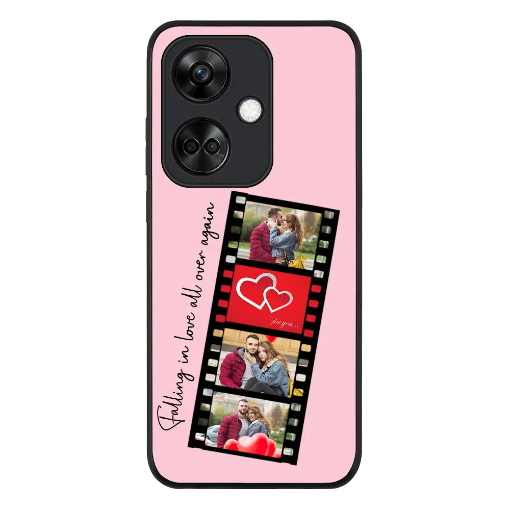 Oppo K11 / Rugged Black Custom Valentine Photo Film Strips, Phone Case - Oppo - Stylizedd.com