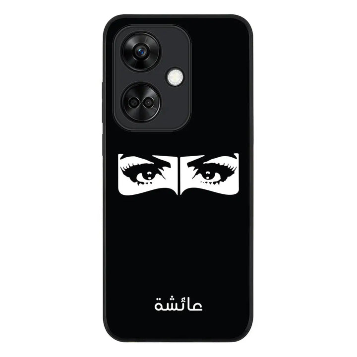 OnePlus Nord CE 3 / Rugged Black Custom Name Niqabi Eye, Phone Case - OnePlus - Stylizedd.com