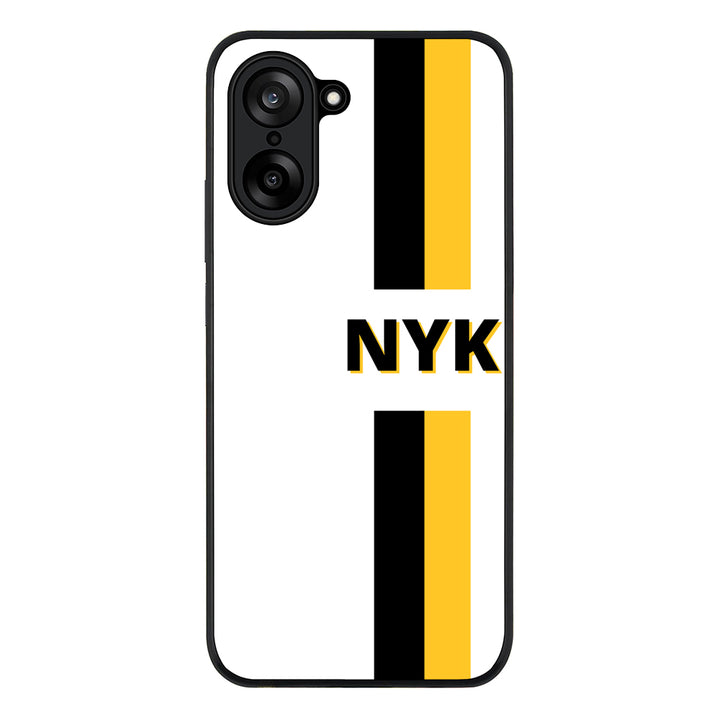 Custom Striped Monogram Phone Case - OnePlus