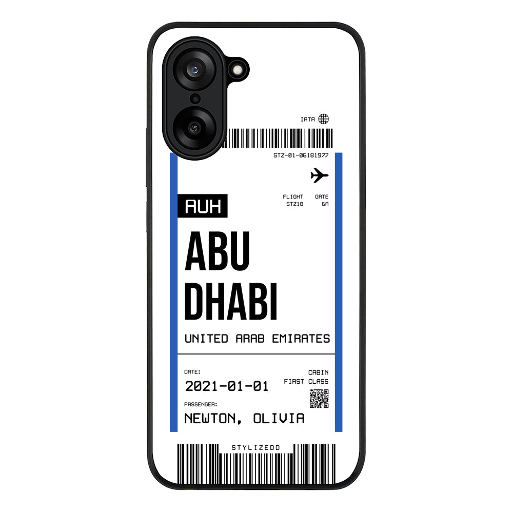 Custom Flight Boarding Pass Ticket Phone Case - OnePlus