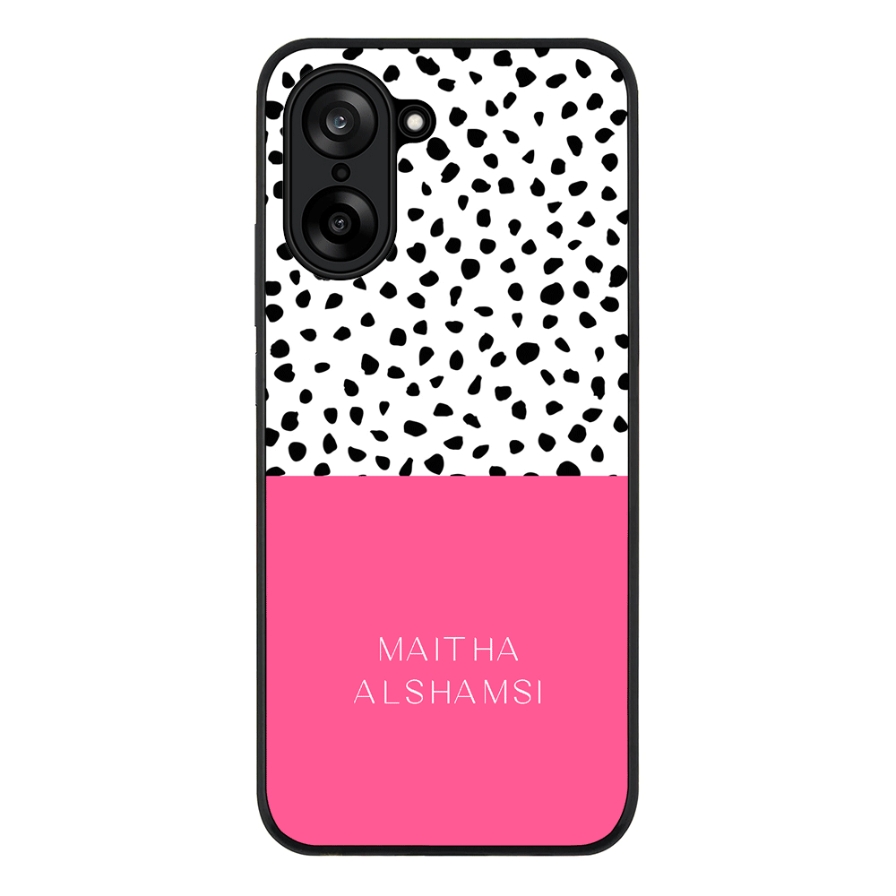Personalized Text Colorful Spotted Dotted, Phone Case - OnePlus