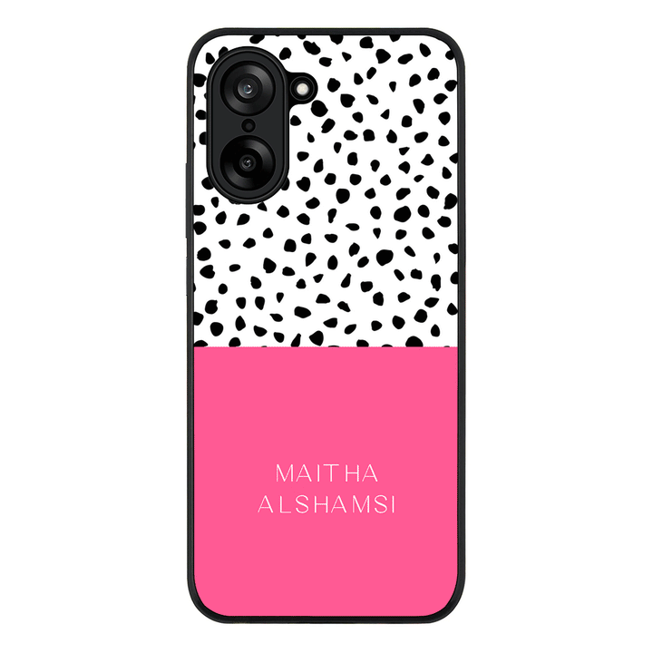 Personalized Text Colorful Spotted Dotted, Phone Case - OnePlus