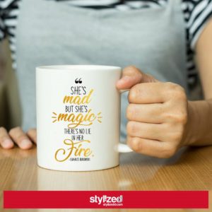 Create what you love through personalised mugs at Stylizedd