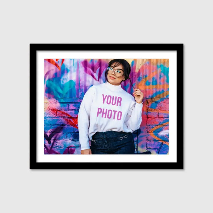 Custom Photo My Style - Wall Art - Landscape - S - 30 x 40 cm / Frame / Black