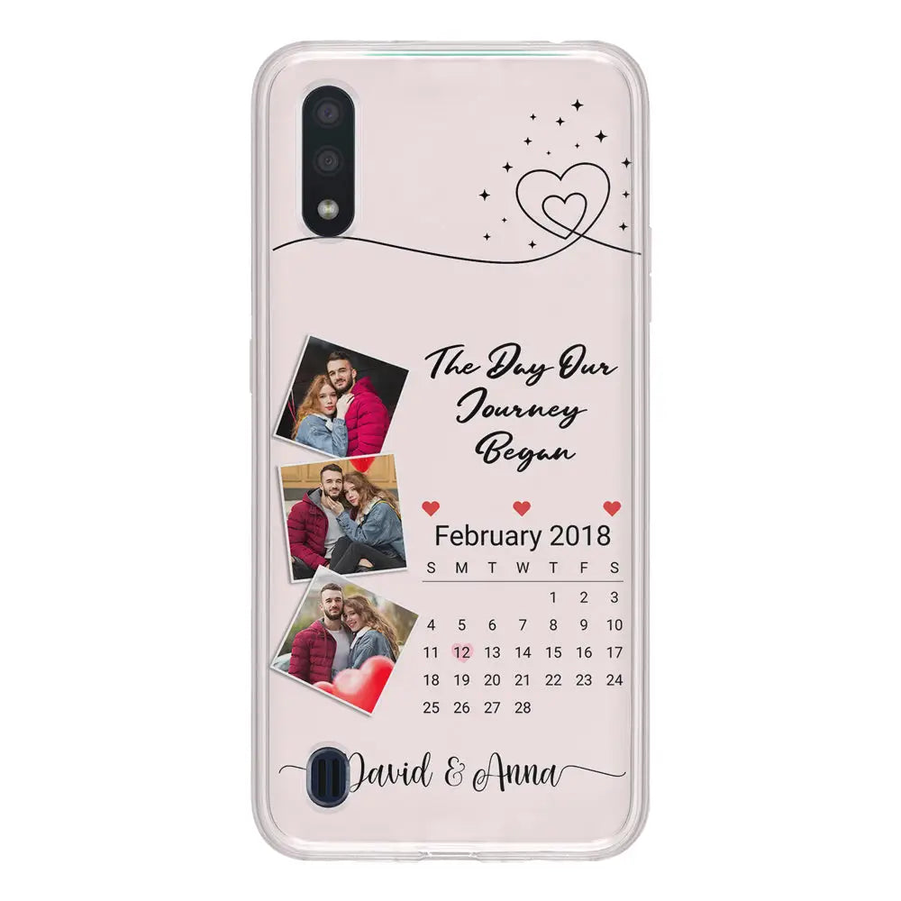 Samsung Galaxy A01 / Clear Classic Custom Photo Collage Calendar, Phone Case - Samsung A Series - Stylizedd.com