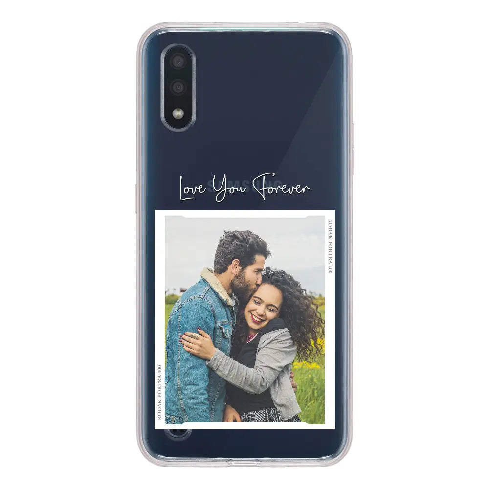 Samsung Galaxy A01 / Clear Classic Phone Case Custom Memory Photo, Phone Case - Samsung A Series - Stylizedd