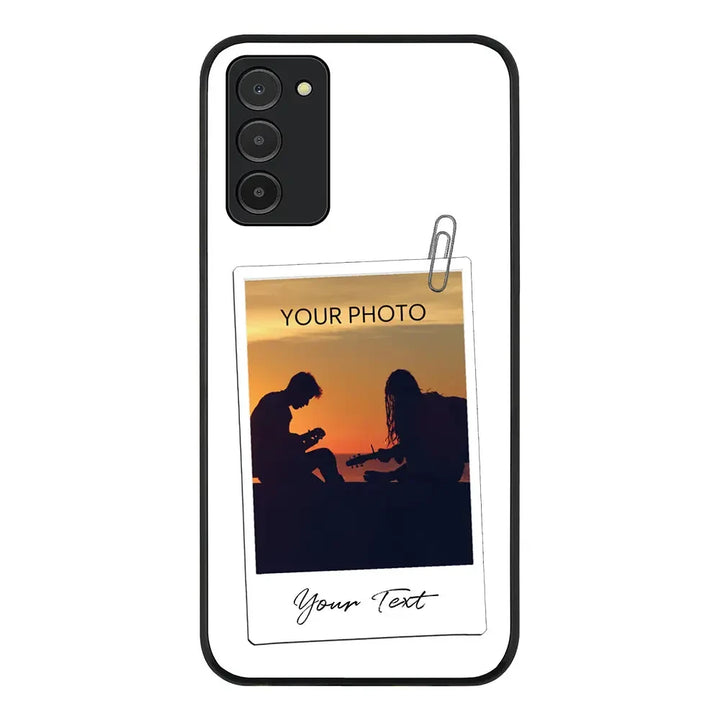 Samsung Galaxy A03s 4G / Rugged Black Phone Case Polaroid Photo Phone Case - Samsung A Series - Stylizedd