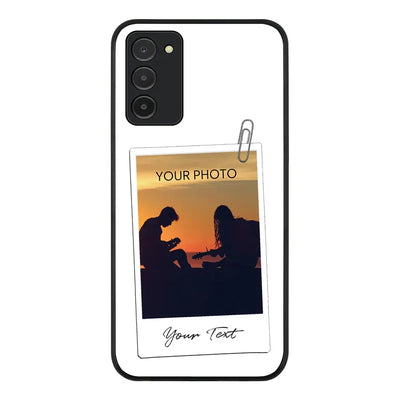 Samsung Galaxy A03s 4G / Rugged Black Polaroid Photo Phone Case - Samsung A Series - Stylizedd.com