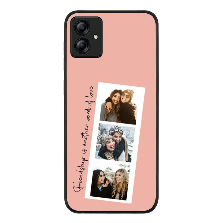 Samsung Galaxy A04 / Rugged Black Phone Case Custom Photo Strip Polaroid Style, Phone Case - Samsung A Series - Stylizedd