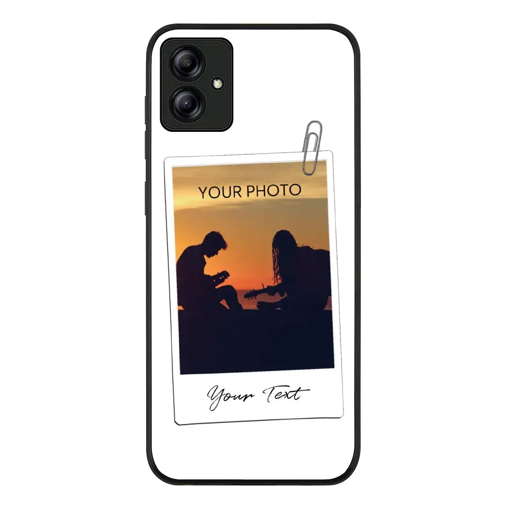 Samsung Galaxy A04 / Rugged Black Phone Case Polaroid Photo Phone Case - Samsung A Series - Stylizedd