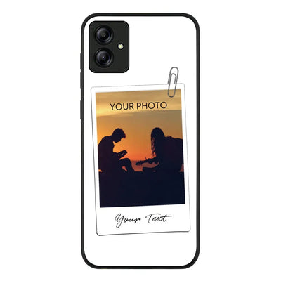 Samsung Galaxy A04 / Rugged Black Polaroid Photo Phone Case - Samsung A Series - Stylizedd.com