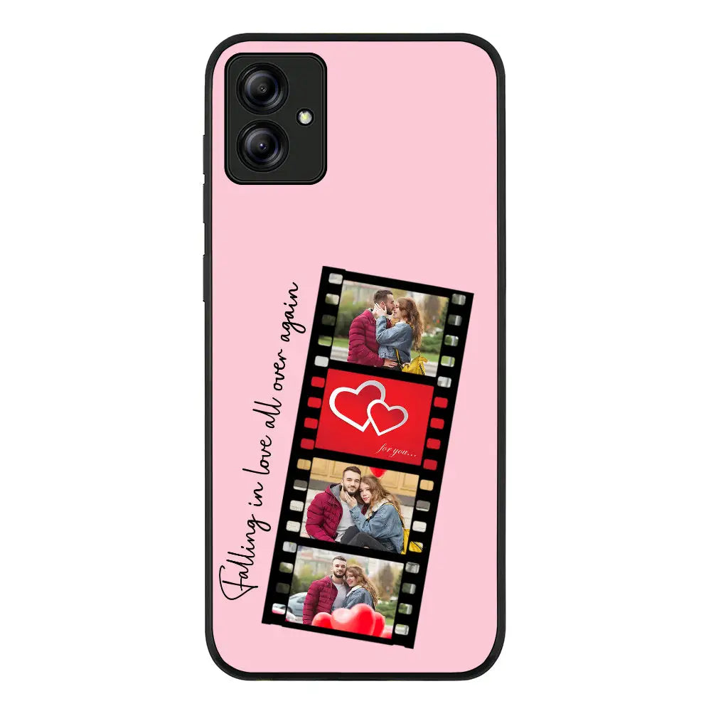 Samsung Galaxy A04 / Rugged Black Phone Case Custom Valentine Photo Film Strips, Phone Case - Samsung A Series - Stylizedd